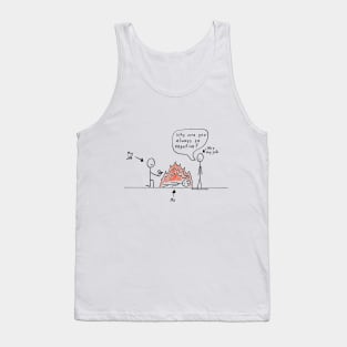 Workplace Harassment (transparent background) Tank Top